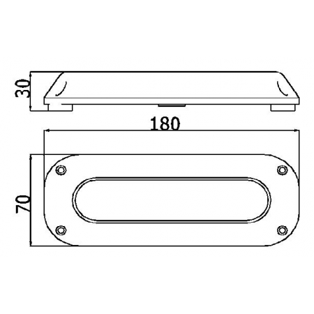 Lampa podwodna do jachtu PUD180L 18 / 30 / 60 Watt